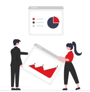 Team analyzing financial reports and data with TrueFin